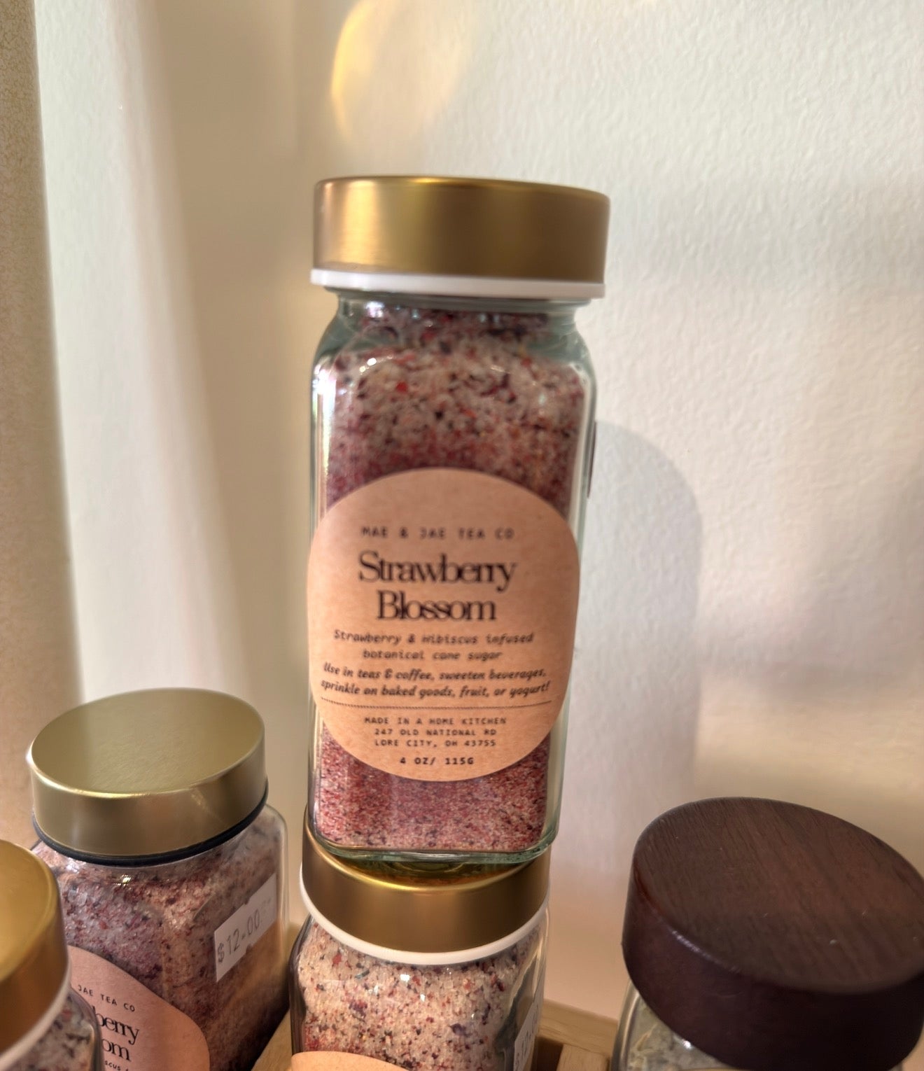 Strawberry Blossom Botanical Sugar