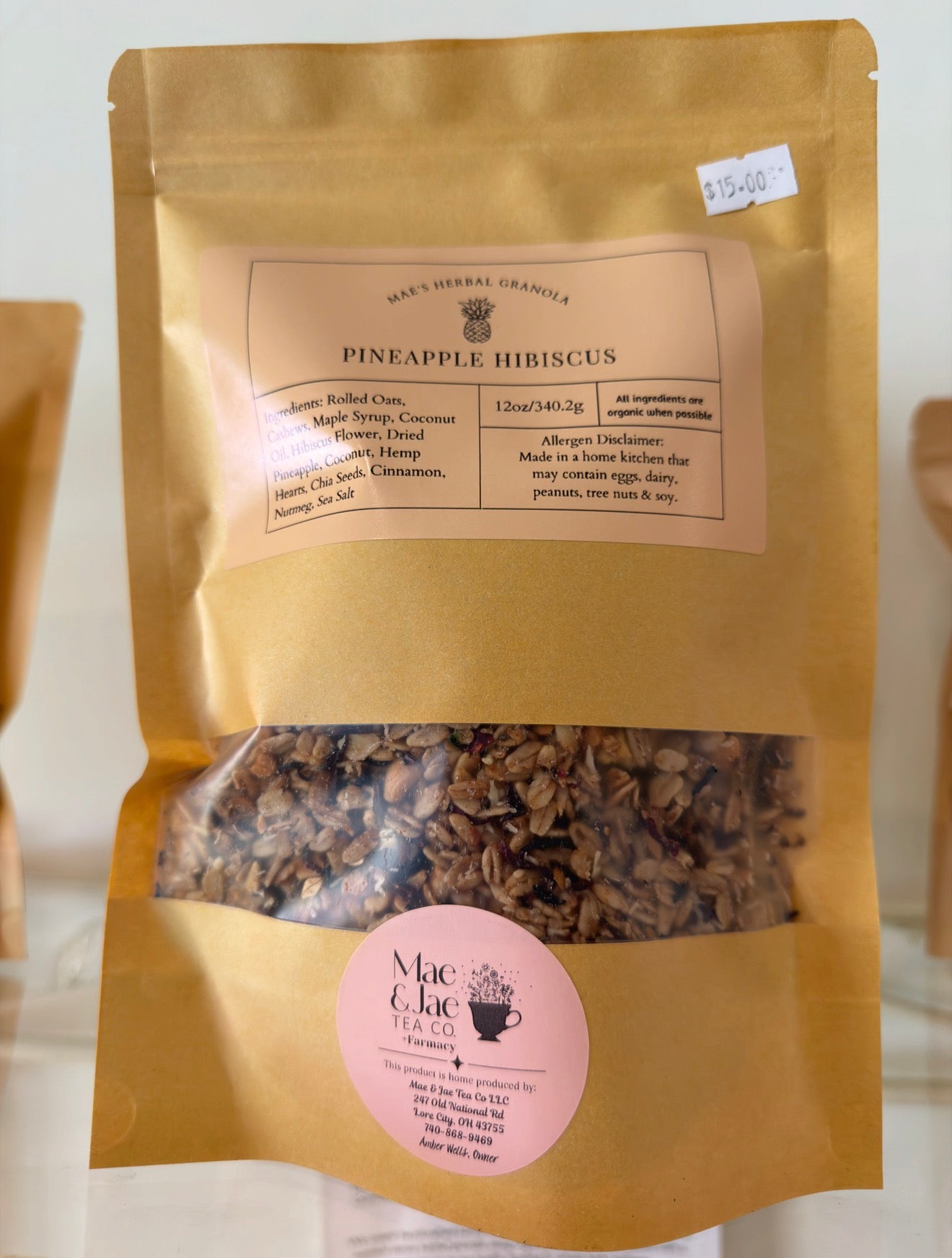 Pineapple Hibiscus Granola